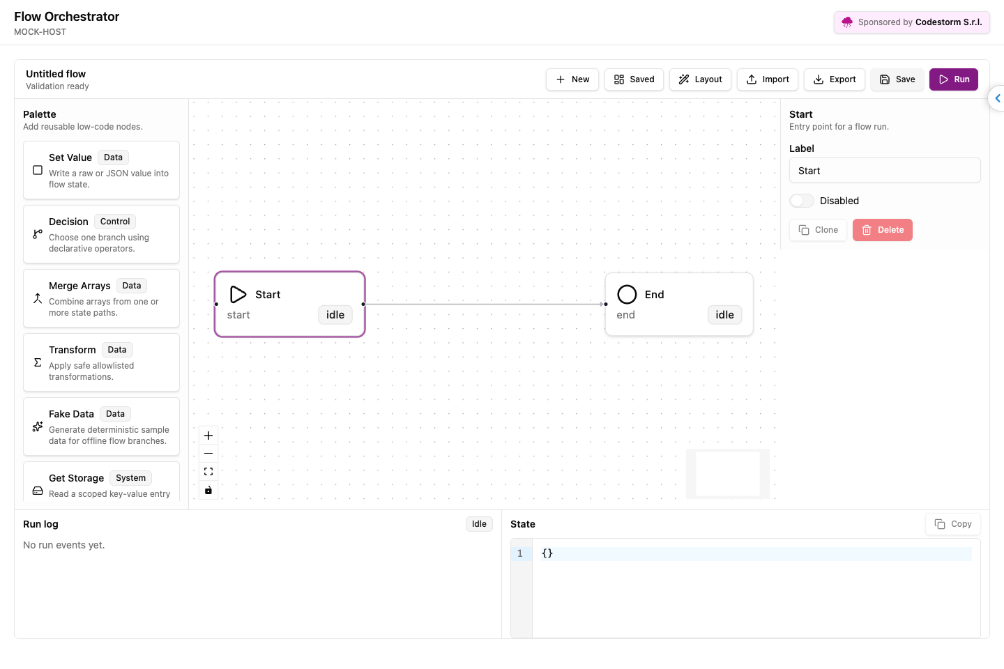 Flow Orchestrator screenshot