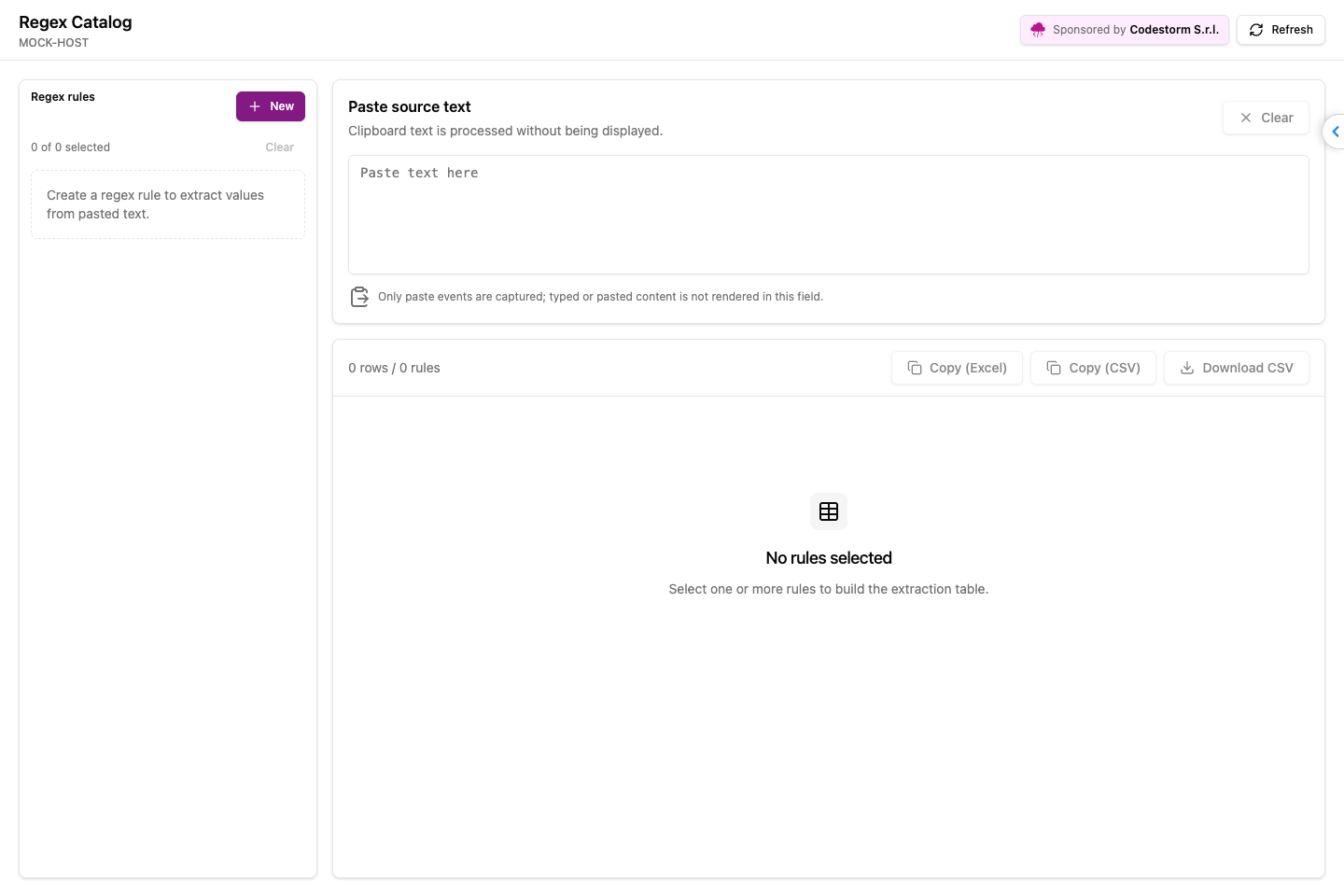 Regex Catalog screenshot